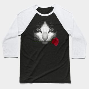 Black Cat Baseball T-Shirt